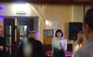 Интерьер зала в спорт-кафе